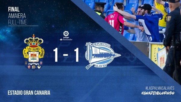 El Glorioso sigue sumando puntos y empata en Las Palmas con un gol de Ibai Gomez