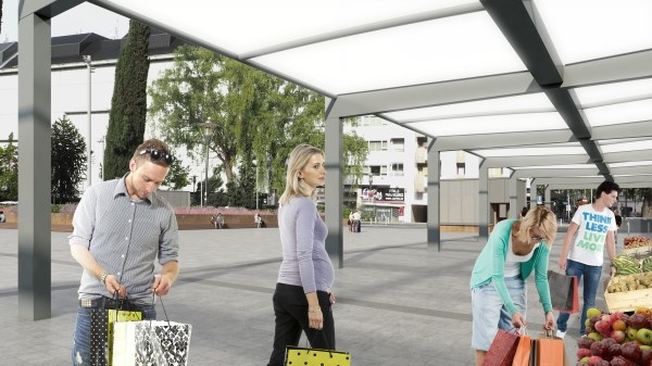 Adjudicadas las obras de la Plaza de Santa Bárbara a la UTE de Ferrovial Agruman y Onaindia