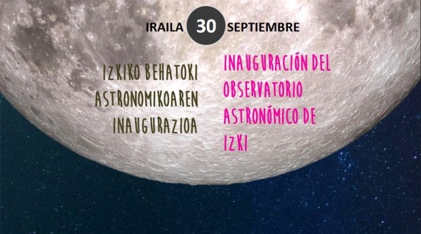 Este se sábado se inaugura el observatorio astronómico de Izki