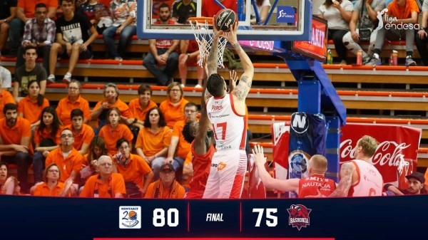 El Baskonia al final no consiguió darle la vuelta al partido frente al Fuenlabrada