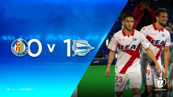 Victoria del Alavés en el campo del Getafe que encarrila la eliminatoria de la copa