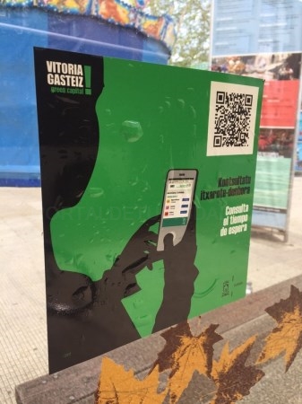 TUVISA ha empezado a colocar los códigos QR en todas sus paradas