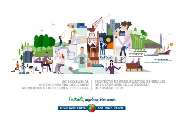El Proyecto de Presupuestos Generales de Euskadi 2019 asciende a 11.784 millones de euros