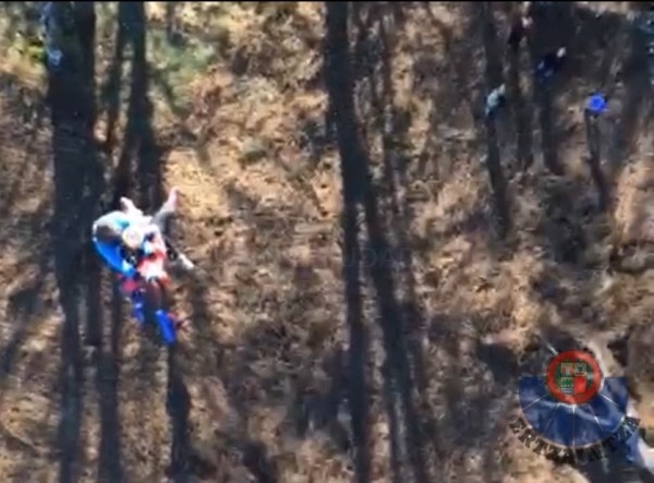 Rescatada una montañera accidentada en el Gorbea