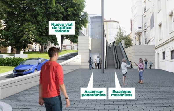 En la mañana de este lunes han comenzado las obras de reforma del entorno del Memorial de Víctimas del Terrorismo