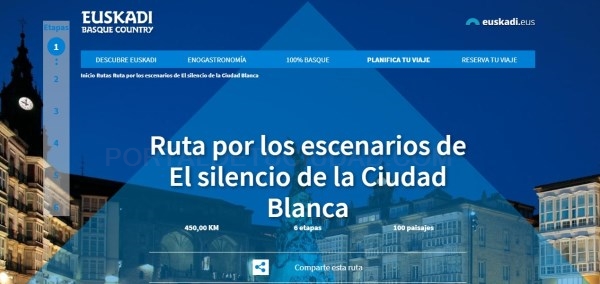 Presentadas las rutas de “El silencio de la ciudad blanca”