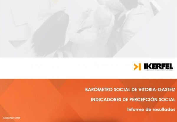 El Ayuntamiento publica el barómetro social de Vitoria-Gasteiz