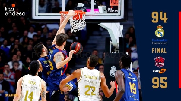 Un renacido Baskonia derrota al Real Madrid en su cancha