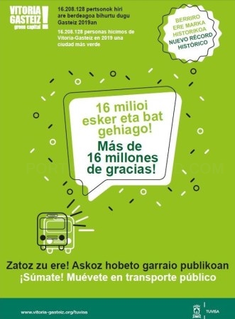Más de 16 millones de personas viajaron con TUVISA en 2019