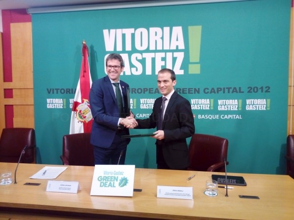 Firmado convenio para el impulso de proyectos de energía renovable en Vitoria-Gasteiz