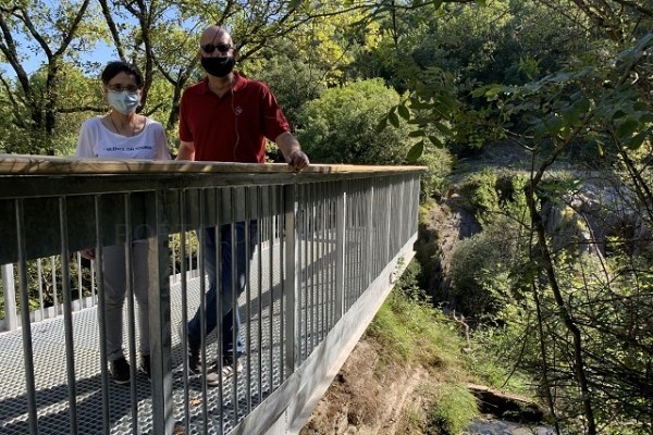 Nueva ruta verde de casi 5 kilómetros con el Salto del Nervión como telón de fondo