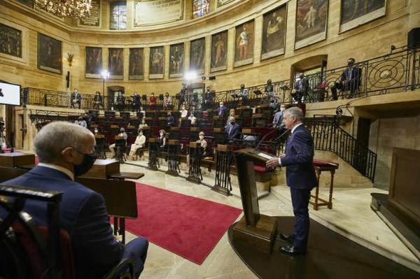 El Lehendakari Iñigo Urkullu ha jurado su cargo en Gernika