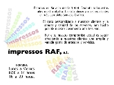 Impressos Raf - Serigrafía, Artes gráficas, Imprentas en Xirivella