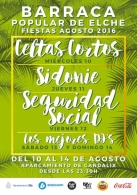 Barraca Popular. Fiestas de Agosto Elche 2016