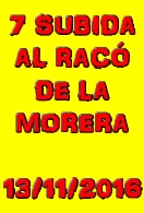 7ª subida al Racó de la Morera