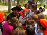 La aventura pirata, Gymkhana teatralizada para niños