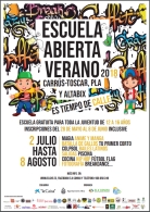 Es tiempo de calle…¡¡¡ Vuelven las Escuelas de Verano de Carrús-Toscar, Pla-Sector V y, como novedad, en el Barrio de Altabix!!!