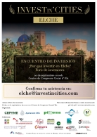 Encuentro de Inversión “Invest in Cities Elche”