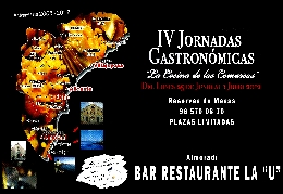 IV Jornadas Gastronómicas "La cocina de las comarcas" Vega Baja