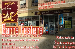 BARRA FESTERA Comisión de Fiestas de Sector V - Pla FIESTAS de ELCHE AGOSTO 2012