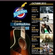 1er Ciclo de Cantautores Subway The Pop