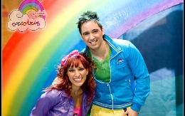 Juan "D" y Beatriz con Los Lunnis en El Cohete Musical