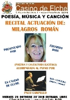 Recital de poesía, canción y música en el Casino de Elche