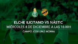 Elche Ilicitano vs Nàstic de Tarragona (2ªB)