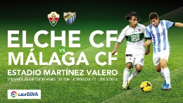 Elche CF vs Málaga
