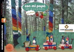 Con mi papá. Taller de arte en familia. Invierno 2014