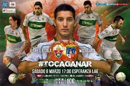 Elche CF Sala vs Melilla FS. Fútbol sala