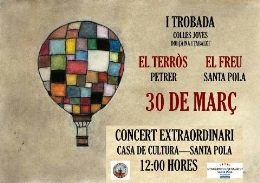 Trobada de colles en Santa Pola