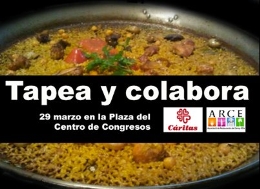 Tapea y colabora a beneficio de Cáritas