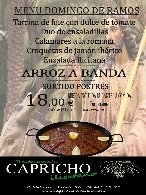 Menú Domingo Ramos Elche en Capricho Ilicitano