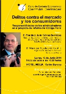 Conferencia Javier Gómez Bermúdez: Delitos contra el mercado y los consumidores