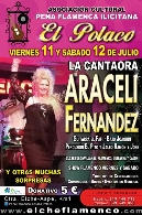 Actuación de Araceli Fernández en la Peña Flamenca Ilicitana El Polaco.