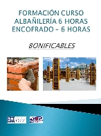 Cursos PRL Albañilería y Encofrado