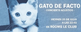 Concierto de Gato Facto en Rooms