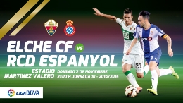 Fútbol 1ª división: Elche CF vs RCE Espanyol