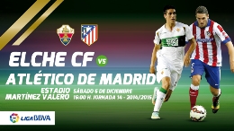 Fútbol 1ª división: Elche CF vs Atlético de Madrid