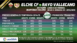 Elche CF - Rayo Vallecano