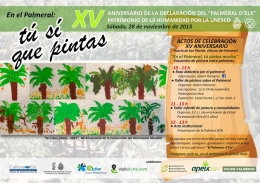 Actos de celebración del XV aniversario de la declaración del Palmeral de Elche Patrimonio de la Humanidad por la UNESCO