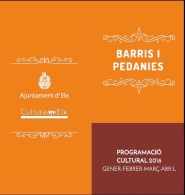 Programación Barrios y pedanías Elche Enero-Abril