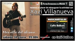 Concierto de Xavi Villanueva en Café Balboa