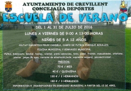 Escuela de Verano en Crevillent