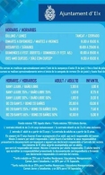 Horario y Precios piscinas municipales verano Elche 2016