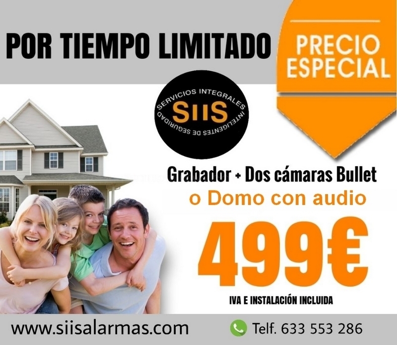 camaras de vigilancia, alarmas sin cuota