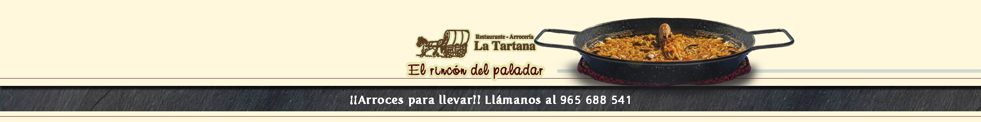 La Tartana Restaurante cerca del Aeropuerto de Alicante