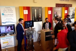 La empresa del Parque Científico PLD Space presenta su motor cohete en el evento para startups South Summit de Madrid