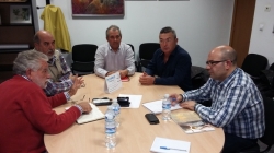 Reunión Felip Sànchez con vecinos de la Vallverda